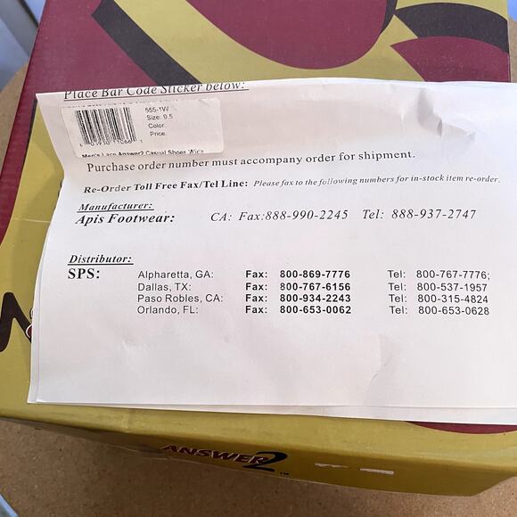 Answer 2 Diabetic leather shoes men 9.5 wide 2 pair extra insoles - Picture 9 of 10